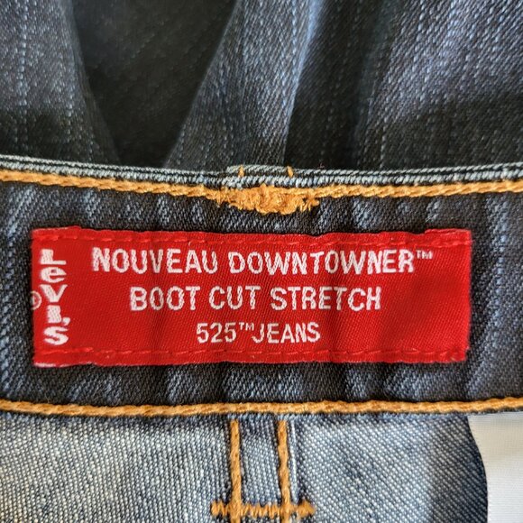 EUC Women's Levi's Nouveau Downtowner Bootcut Stretch 525 Jeans Size 10 Miss - Picture 5 of 7